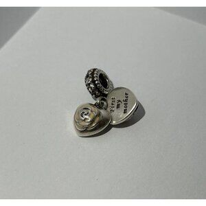 Authentic Pandora Pendant Sterling Charm Limited Edition Mother's Rose 791528